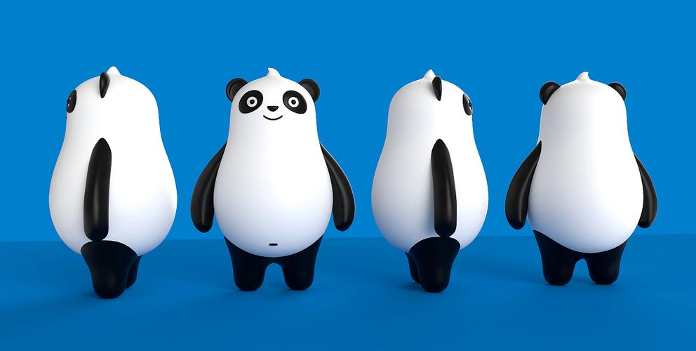 蓝色盛火对熊猫乳品品牌进行全新的ip形象创作,既保留了传统的品牌ip